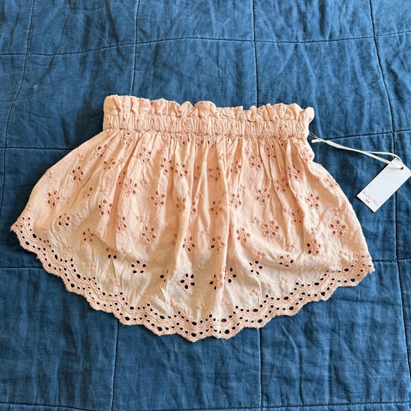 NWT Winston White Eyelet Strapless Top Size Large - Picture 1 of 9
